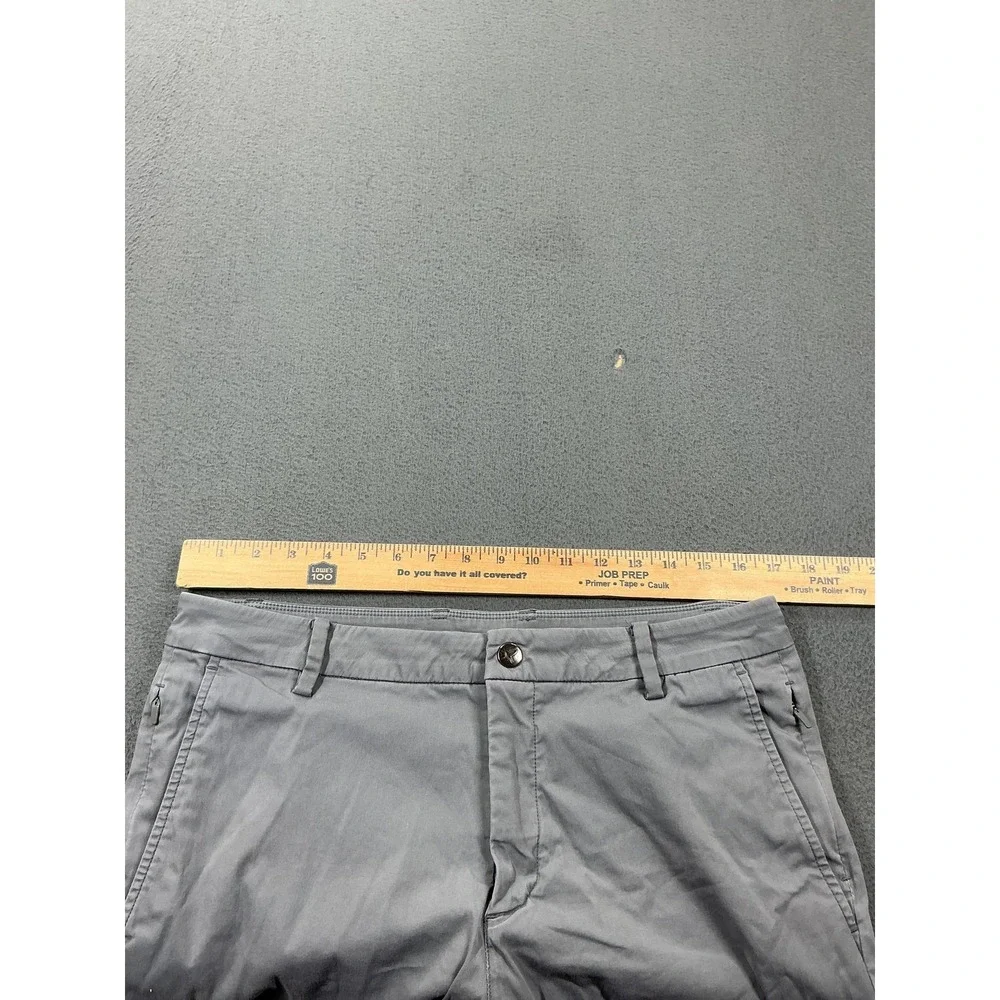 Birddogs Pants Mens 34x31 Gray Stretch Chino‎ Lightweight Casual Travel Golf